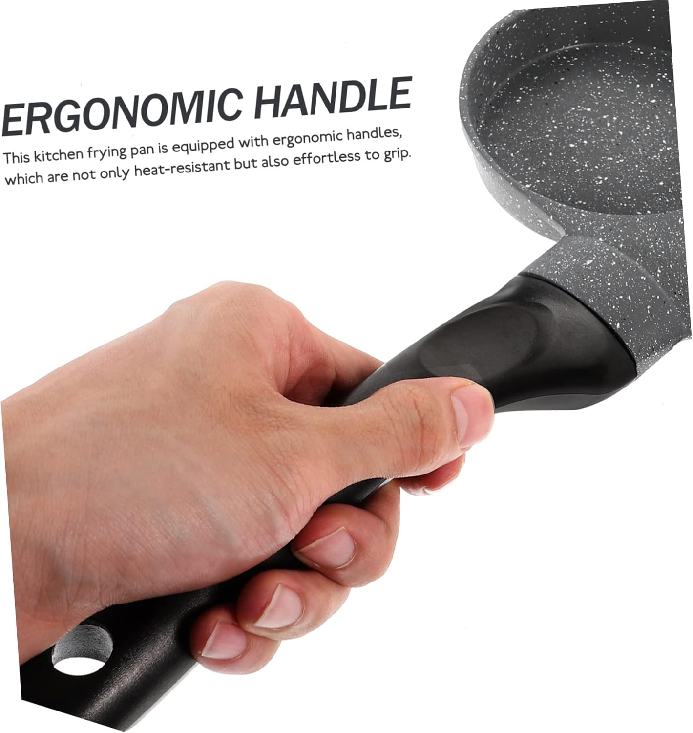 Cast Iron Skillet Egg Cooker Pan - 4 Egg Frying Pan, Non Stick Divided Grill Pan