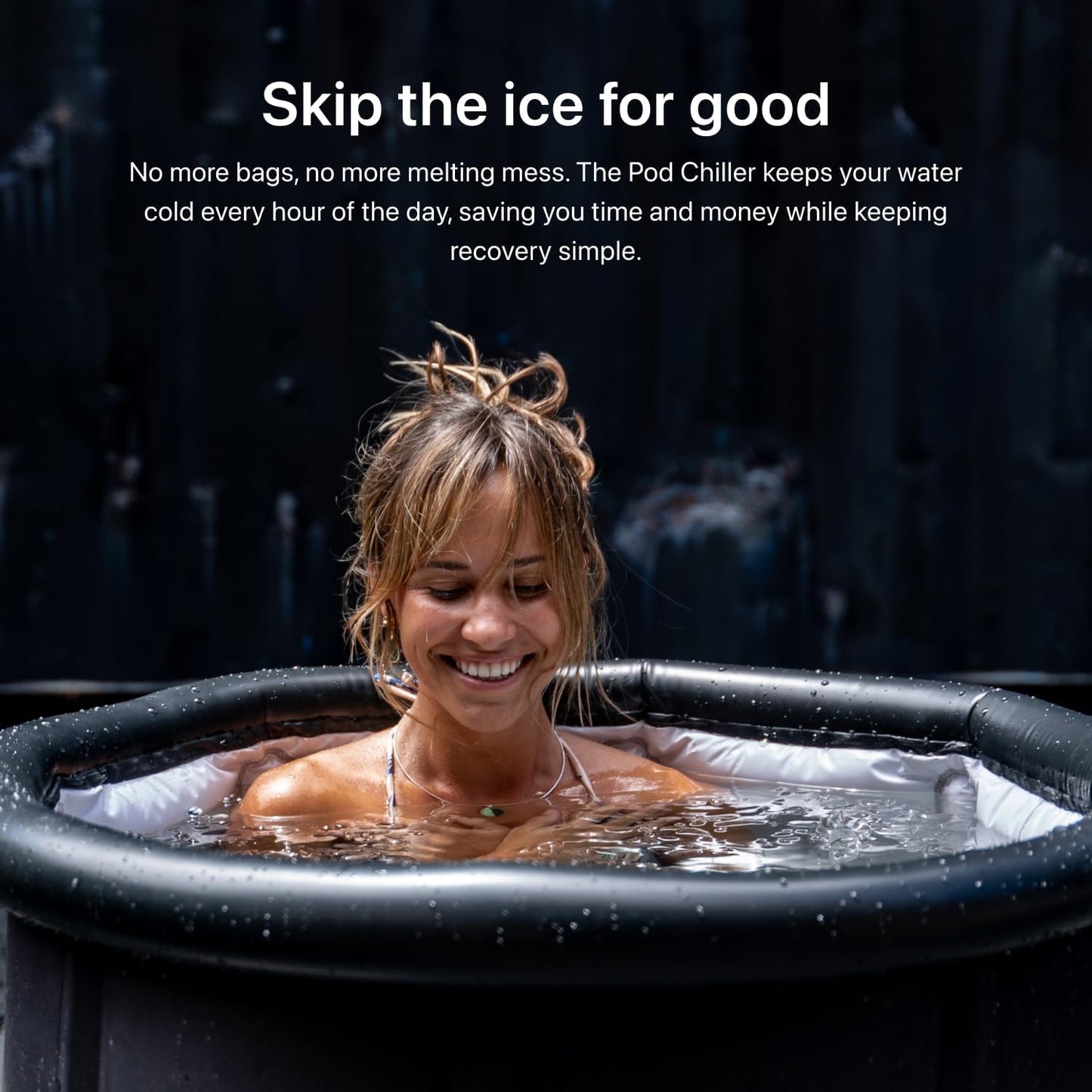 The Pod Company Standard Ice Bath Tub (Ice Pod Pro, Standard Chiller (41°F))