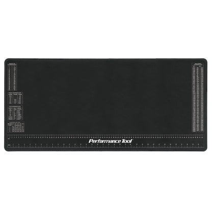 Performance Tool W88977 Neoprene Mat with Ruler and Reference Charts, Chemical Resistant, 16-Inch x 35.75-Inch, Protects Work Surface from Solvents and Oils