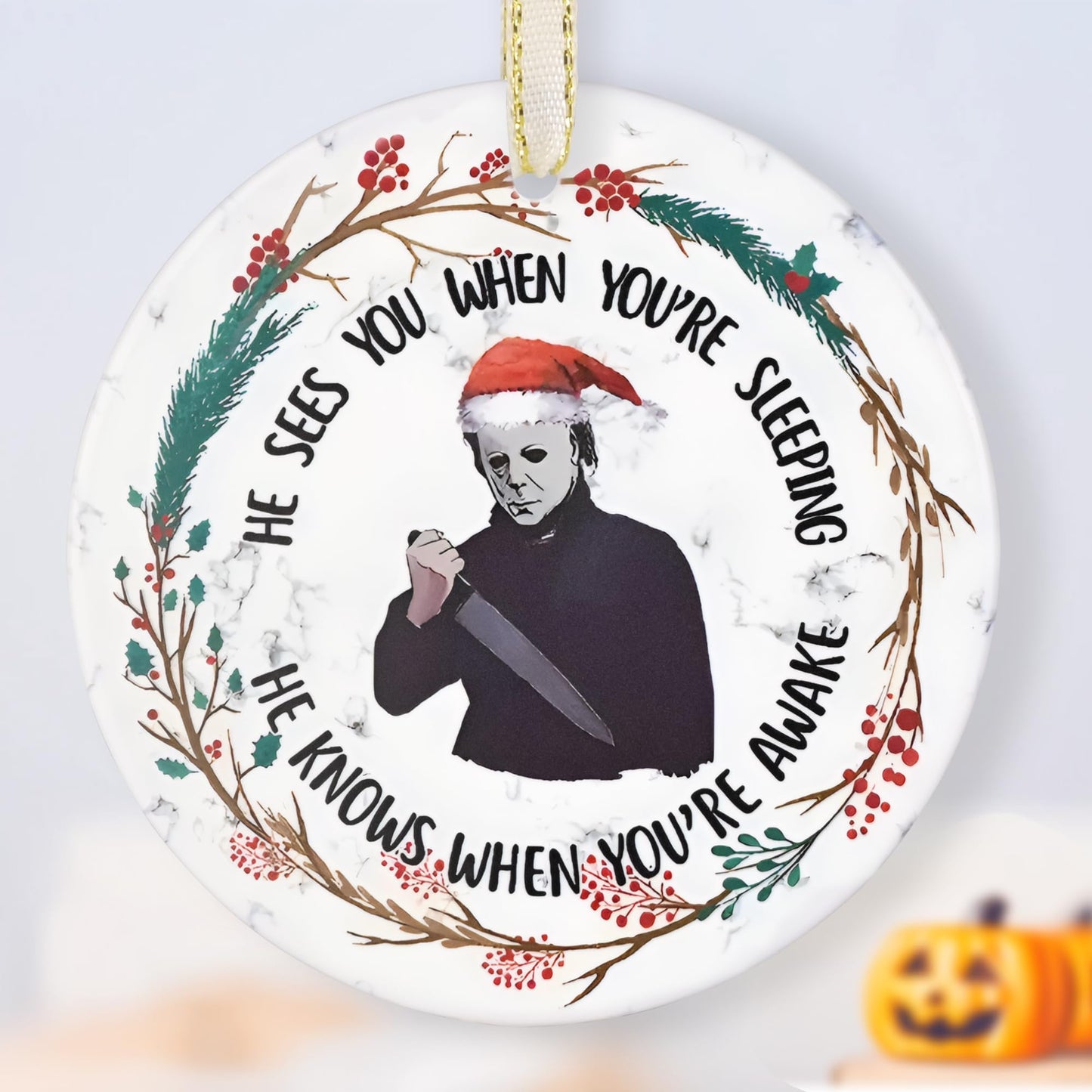Touber Christmas Ornaments - Tree Decorations - Scary Man