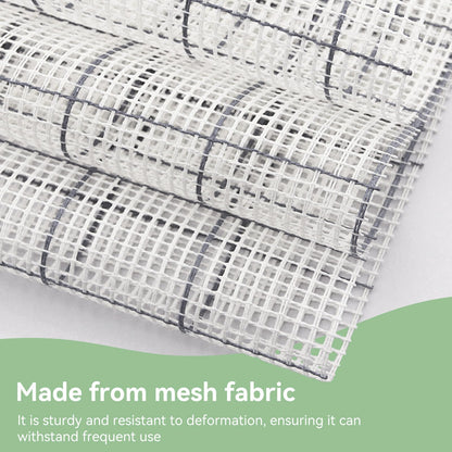 Latch Hook Canvas, Mesh Canvas Sheets Blank Rug Hooking Mesh Sheet Blank Hooking Meshh for Crafts Supplies Making (50 * 150cm)