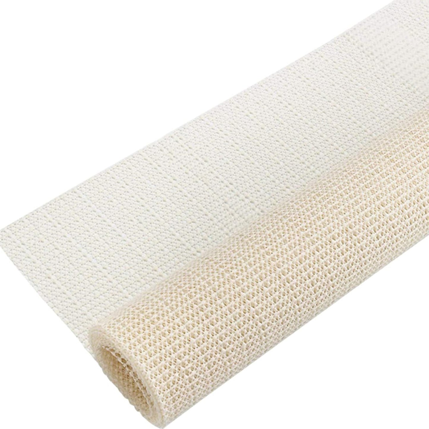 Xrrxy Anti Slip PVC Tablecloth Underlay, Adjustable Foam Mat, Anti-Skid Rug Pad Gripper Table Mat, White