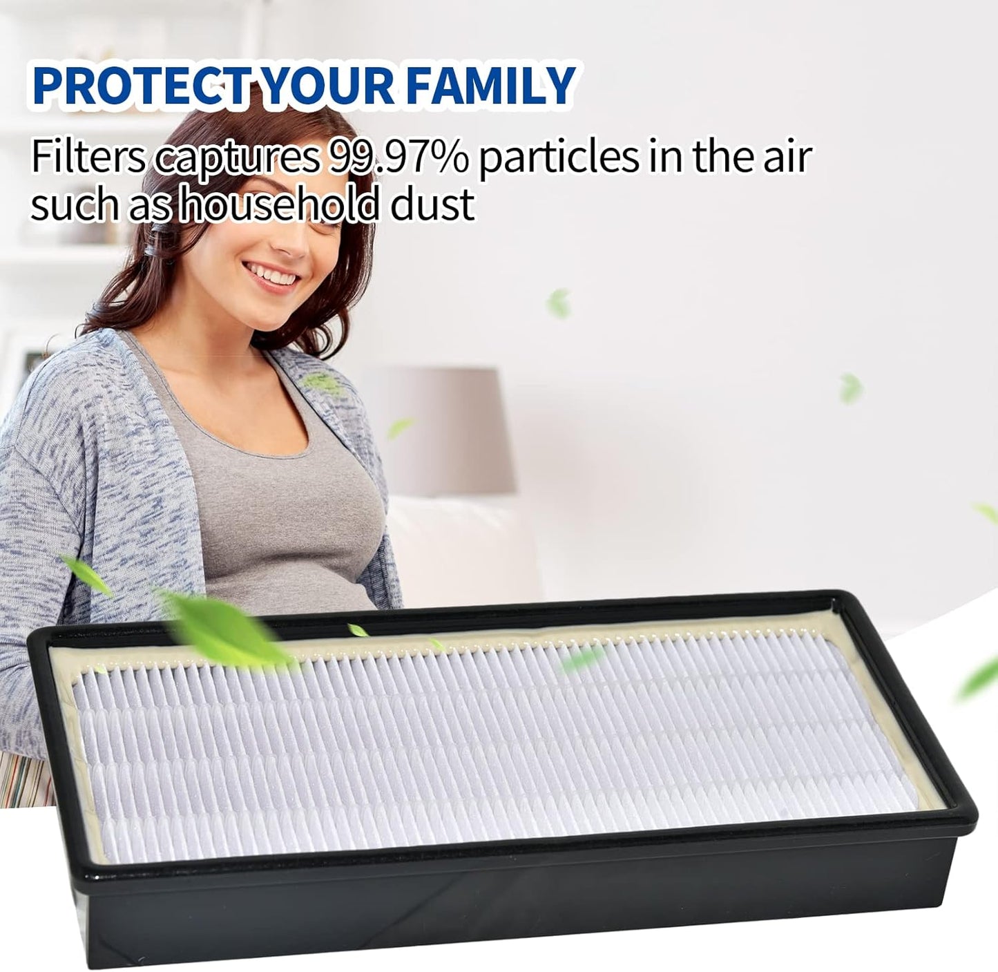 Eagles 2pack Replacement HEPA Filter Compatible with Honeywell Air Purifier Models HRF-H2 HPA050 HPA150