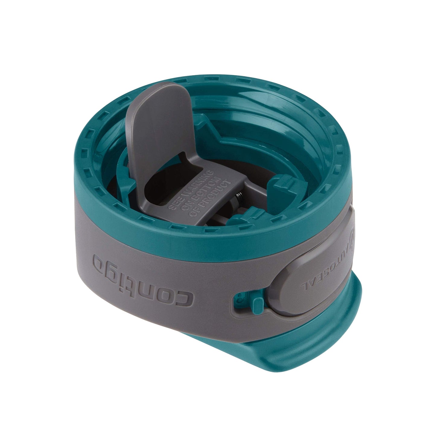 Contigo AUTOSEAL Cortland 24oz Water Bottle BPA-Free Plastic Spill Leak-Proof Lid and Carry Handle Dishwasher Safe Spirulina