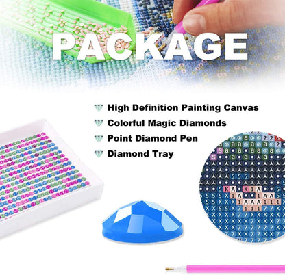 Zariocy 2 Pack Large Diamond Art Kits for Adults Landscape, DIY Diamond Painting Art Round Full Drill Crystal Diamond Embroidery Paintings Arts Craft for Home Wall Decor 31.5x11.81 inch