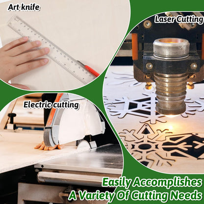 Yuanan 12 PCS Basswood Sheets, 12×12 Inch 2 mm Plywood Sheets Unfinished Wood for Laser Cutting Thick Linden Square, Engraving, DIY Handicrafts, Painting and Carving