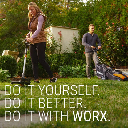 WORX WG896 12 Amp Electric Lawn Edger & Trencher, 7.5 Inch, Orange and Black