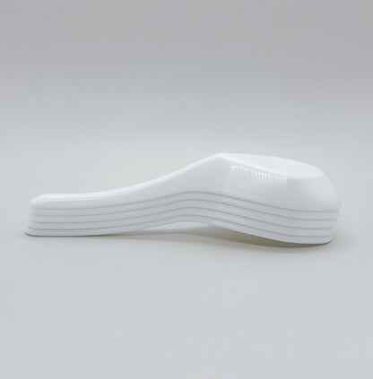 5 Pcs Reusable Plastic Chinese Soup Spoon for Ramen, Soup, Fried Rice, Heat Resistant, Unbreakable