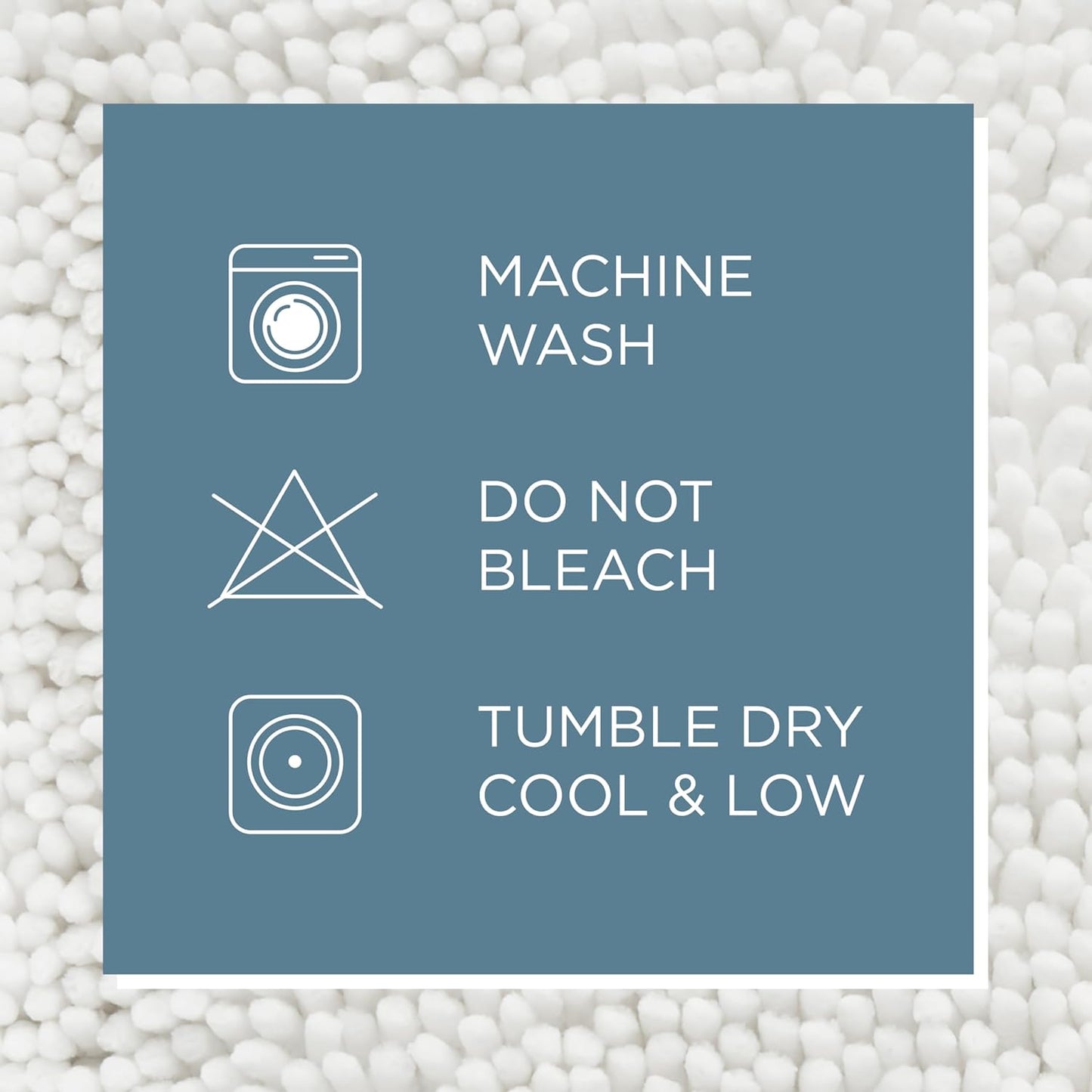 TOWN & COUNTRY BASICS 18.5"x19.6" Spa Step Noodle Solid Bathroom Toilet Lid Cover, Plush, Soft and Absorbent, Machine