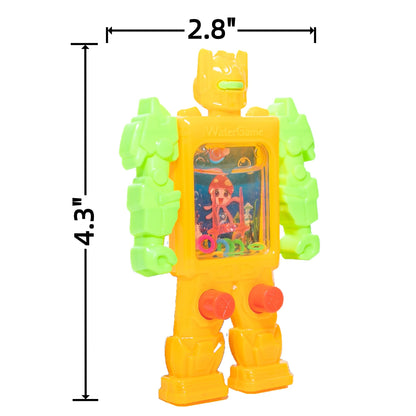 24 Pcs Robot Handheld Water Ring Toss Games for Kids Party Favors Goodie Bags Stuffers Return Gifts for Kids Birthday Classroom Prize Box Rewards Bulk, Halloween/Christmas Pinata Filler Toys