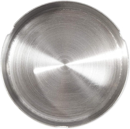 Juvale 5 Pack Stainless Steel Ashtrays - Round Patio Ashtray for Cigarettes, Indoor & Outdoor Use