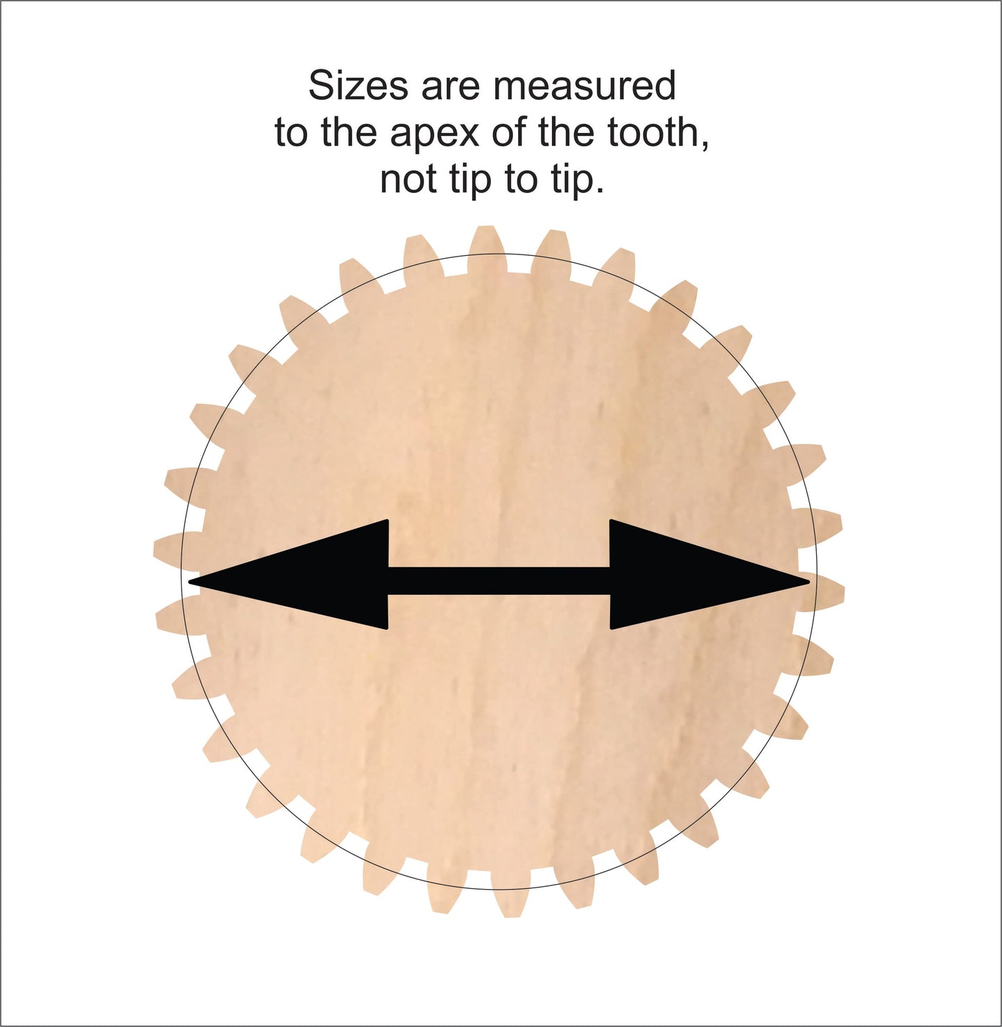 JKVinylAndWoodDesign Wooden Gears Set of 5 Interchangeable Wood Gear Blanks for DIY Crafts - Functional Mechanisms & Wall Decor - Handmade in Ohio USA