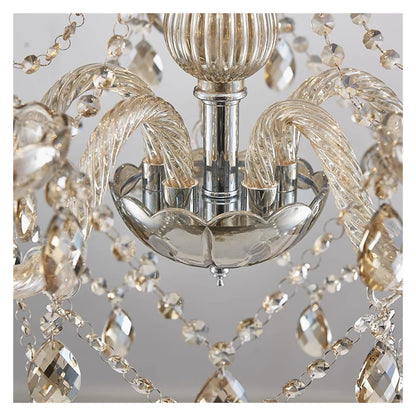Luxury Crystal Candle Chandelier Lights for Living Dining Room Bedroom Kitchen Indoor Decorative Pendant Light,Full of Fashion