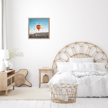 JCJMY 12x12 Inch Picture Frame - Rustic Brown Wall Gallery Frame with Shatter-Resistant Plexiglass