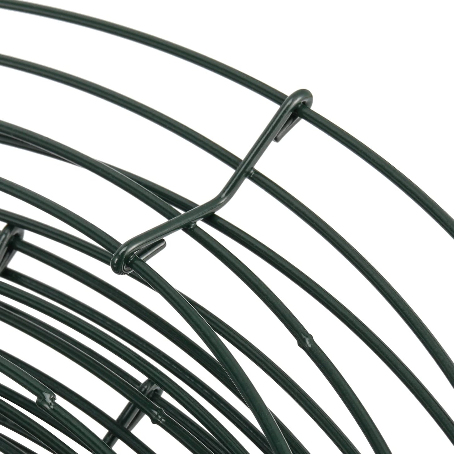 JEUIHAU 15 Pack 10 Inches Round Wire Wreath Frames, Green Metal Floral Wreath Frame, Wire Wreath Rings for Christmas New Year Party Home Decor DIY Crafts Supplies