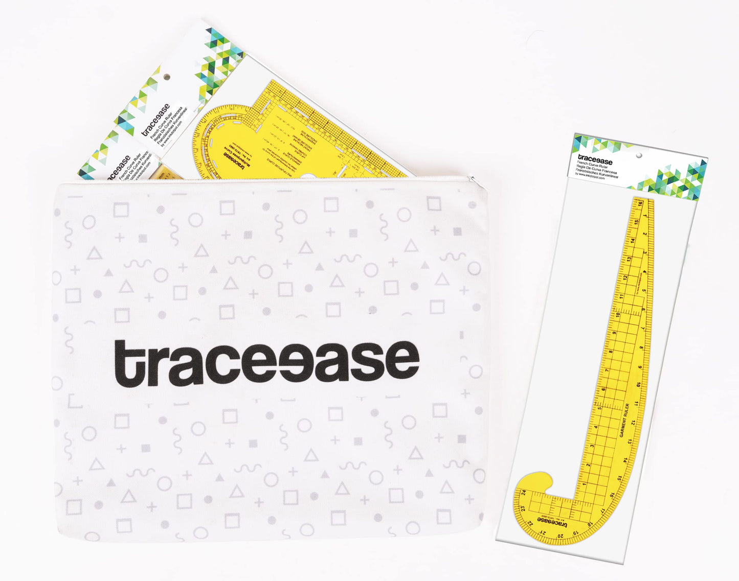 Traceease French Metric Plastic Sewing Tools Metric Curve Shaped Rulers for Designers and Tailors Sewing Ruler Set Tailoring Rulers Lot of 10pcs