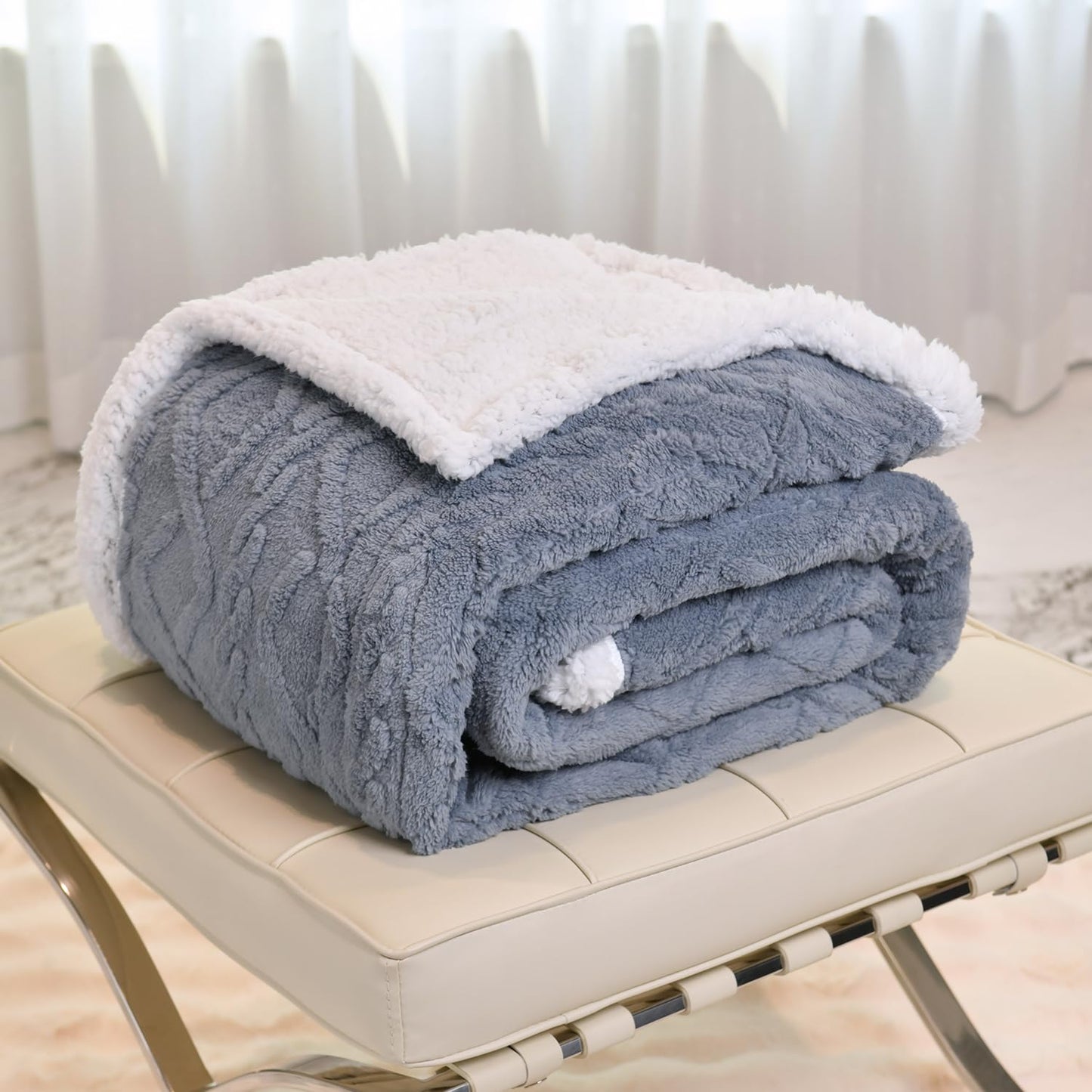 MERRYLIFE Heated Blanket Cozy Soft Electric Blanket with 4 Heating Levels&8 Hours Auto Off Overheat Protection Machine Washable UL&FCC Certification Use for Home Couch (Cheetah,50" 60")