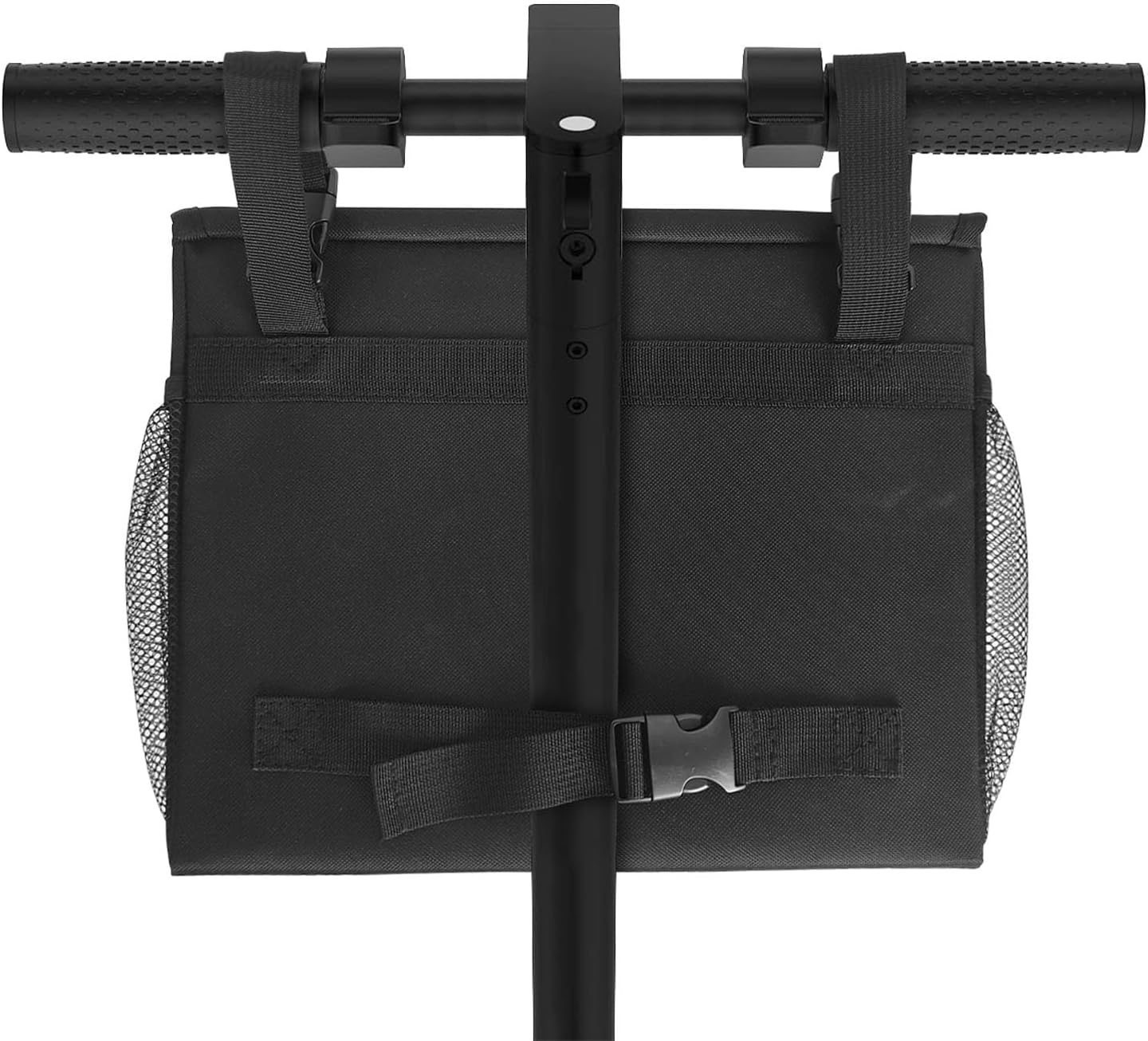 Electric Scooter Basket - Convenient Mobility Scooter Bag With 14-In Laptop Pocket and Cup Holders, Easy Installation for Bike, Mobility Scooter Accessories for Adults
