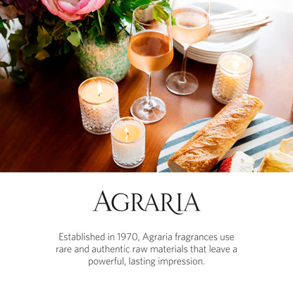 Agraria Monique Lhuillier Tomato Oakmoss Perfume Candle, 7 Oz, 40-50 Hours Flicker Time, Fresh Alluring Botanical Earthy Scented Candles for Home