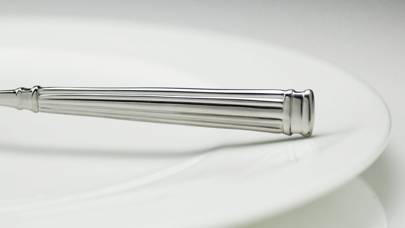 Fortessa Doria 18/10 Stainless Steel Flatware Salad/Dessert Fork, Set of 12