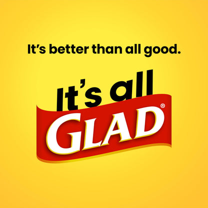 Glad ForceFlex Tall Kitchen Trash Bags, 13 Gallon, Fresh Clean, 80 Count (Package May Vary)