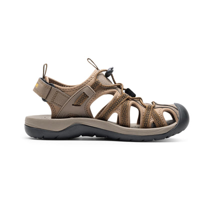 DREAM PAIRS Women's Hiking Sandals Adventurous Summer Sports Shoes Outdoor,Size 8,Khaki,DWUMST2502