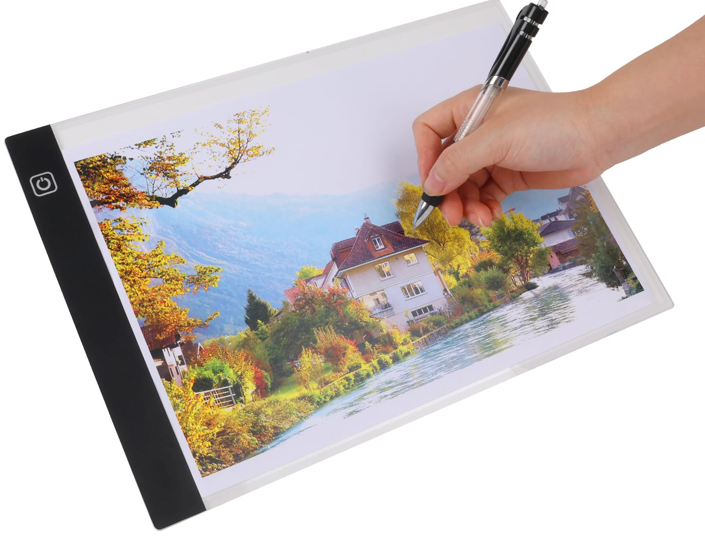 A4 Light Pad for Diamond Painting, LED Light Box Copy Board Light Tracing Box,Trace Light Board,Artcraft Copy Table,Middle