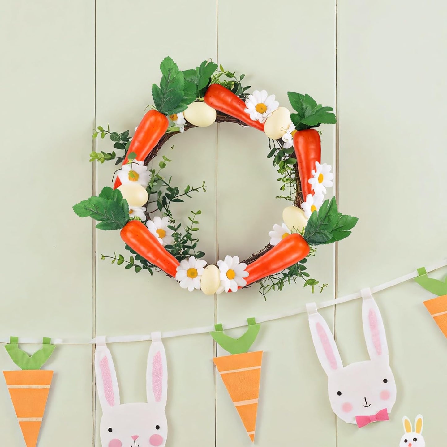 Lorigun 5 Pcs Simulation Carrots, Artificial Vegetables for Home and Kitchen Decorations