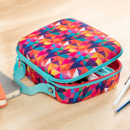 ZIPIT Jumbo Pencil Case for Girls, Cute Pencil Box for School, Large Capacity Stationery Organizer Box ,Colorful