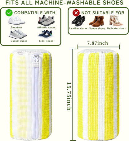 2 360 Anybar Shoe Washing Machine Bag Pcs Reusable Laundry Shoe Bag Deep Cleaning Sneaker Washing Machine Bag Fits All