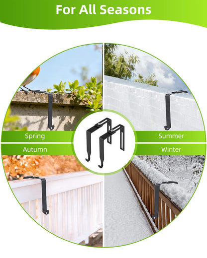 Waidfix 5PCS Adjustable Outdoor Concrete Cinder Light String Hooks for 3.2-8”, No Drill Fence String Light Hangers, Brick Clips, Concrete Wall Hooks, Outdoor Party Decor Hanging Lights Holders