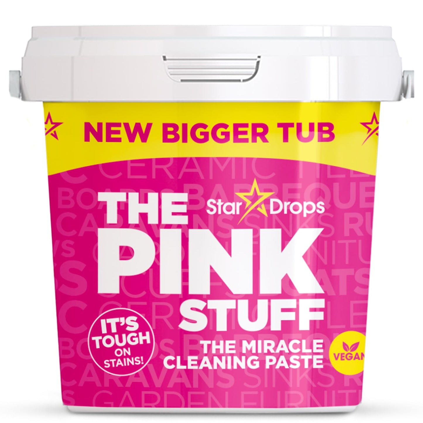 The Pink Stuff Miracle Cleaning Paste 850g - Vegan Multi Purpose Household Surface Cleaner - Non-Toxic, Not Tested on Animals