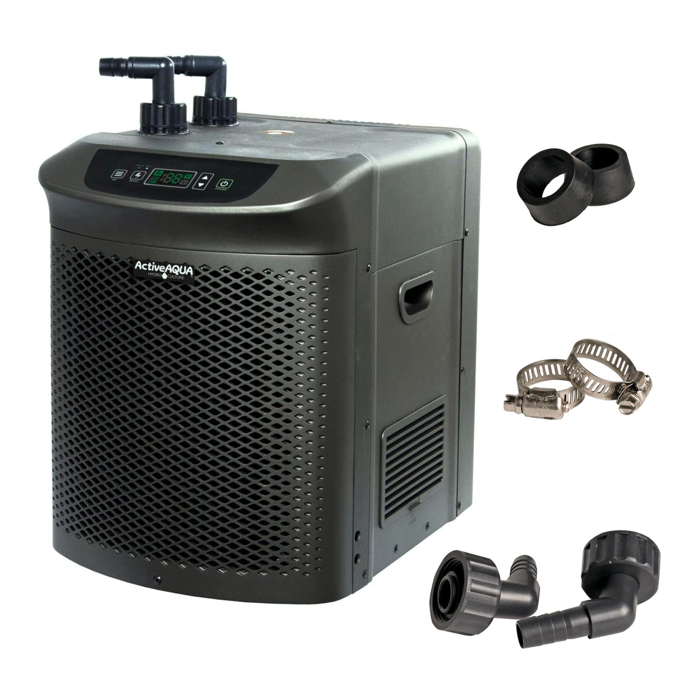 Active Aqua 0.5 HP Water Chiller with Boost | Cold Plunge & Ice Bath Cooler | Rapid Digital Temp Control | Fresh & Salt Water, Hydroponics, Aquariums | 90–172 Gal (0.5 HP)