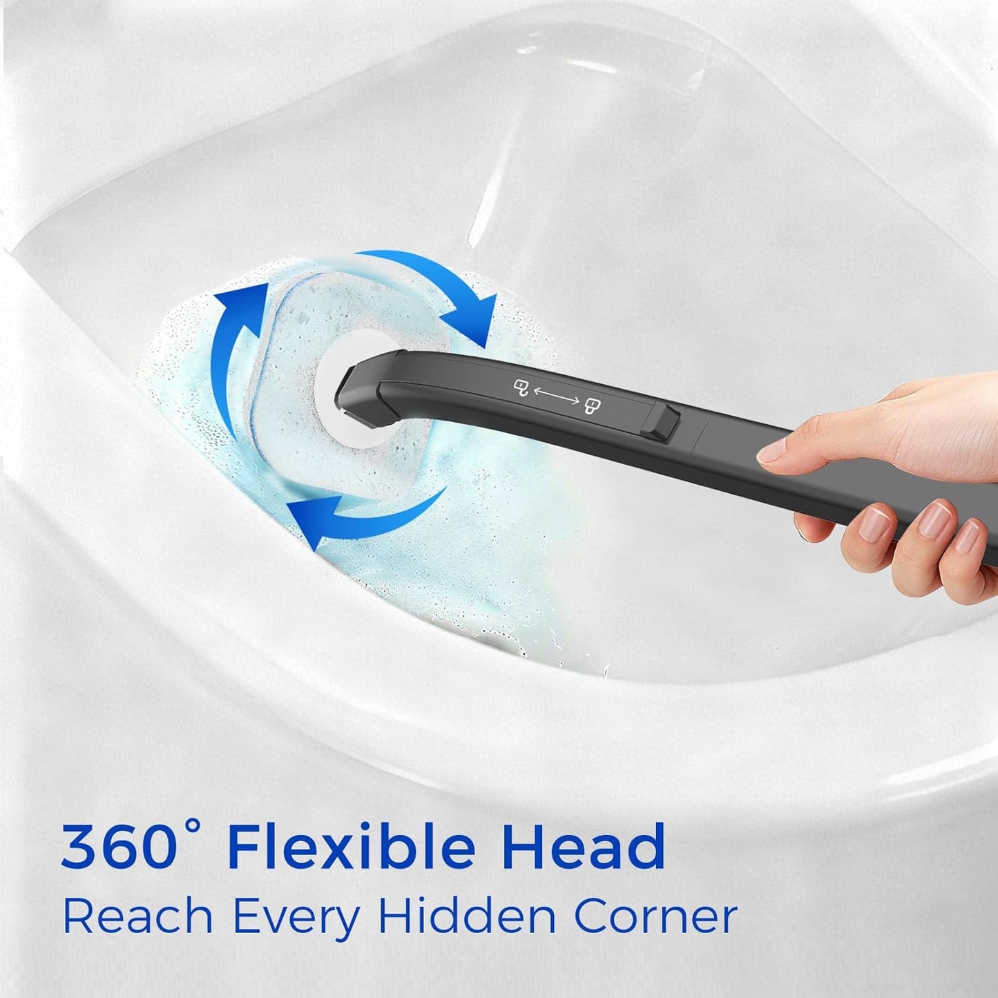 14 Set Disposable Toilet Brush, Refills Toilet Bowl Cleaner Wand, Toilet Cleaner Brush Toilet Cleaning System Toilet