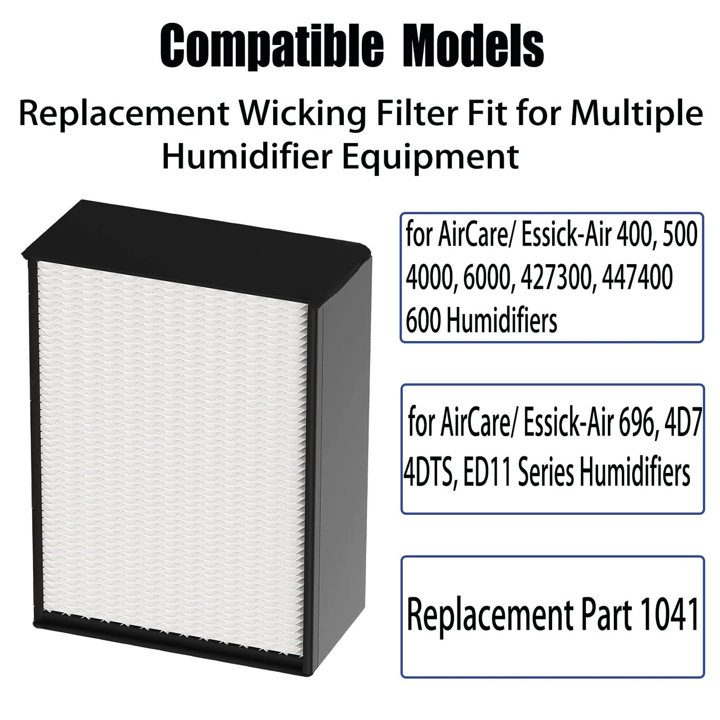 1 Pack Super Wick Replcement Filters for AirCare 1041 Series Humidifiers