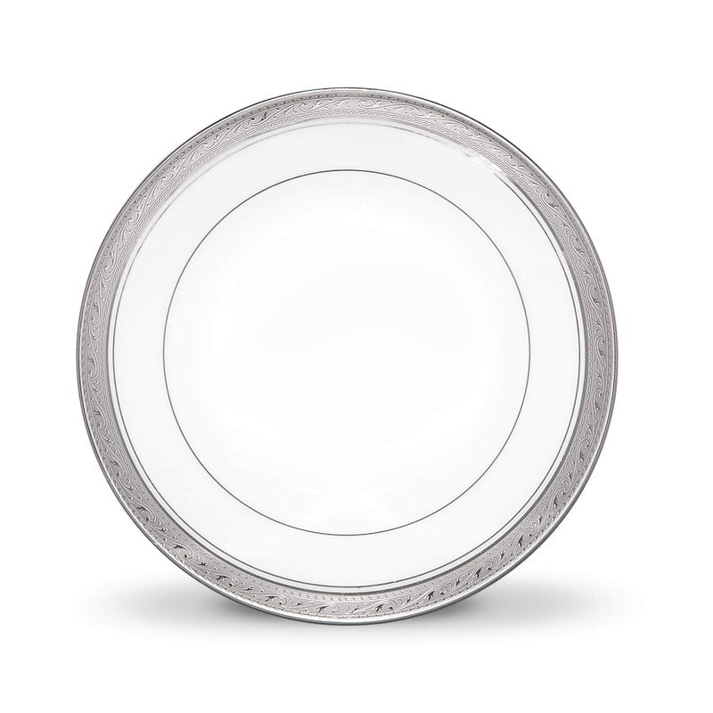 Noritake Crestwood Platinum Set of 4 Soup Bowls, 7.5", 12 oz.