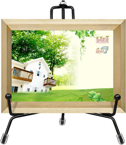 2 Pack Upgraded Plate Display Stands, 12 Inch Anti-Slip Iron Photo Holder Stands, Compatible with 13 to 18 Inch