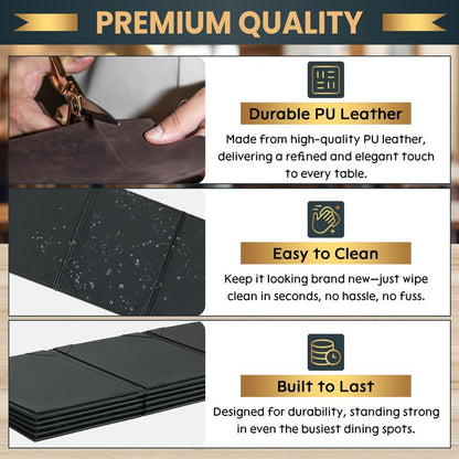AMGSH 20 Pack 5" × 7" Table Tent Menu Covers, Leatherette PU Leather 3-Side Triangle Picture Frames with Angled Corners, Triangle Menu Holders for Restaurant Coffee Cafe Bar Drink Dessert