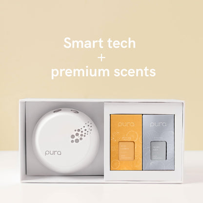 Pura Smart Home Fragrance Device Starter Pack (Pacific Aqua and Yuzu Citron)