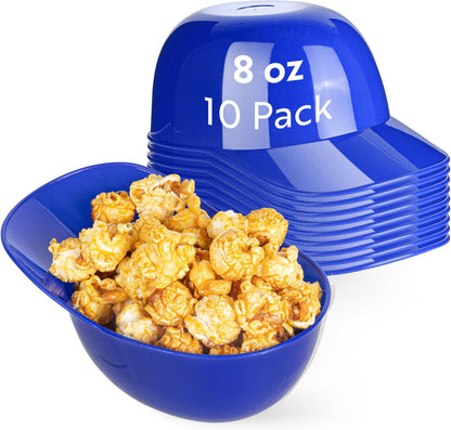 8.5 10 Restaurantware-Mini Serve Ounce Baseball Helmet Ice Cream Bowls, Disposable Sundae Bowls - Sturdy, Stylish, Blue