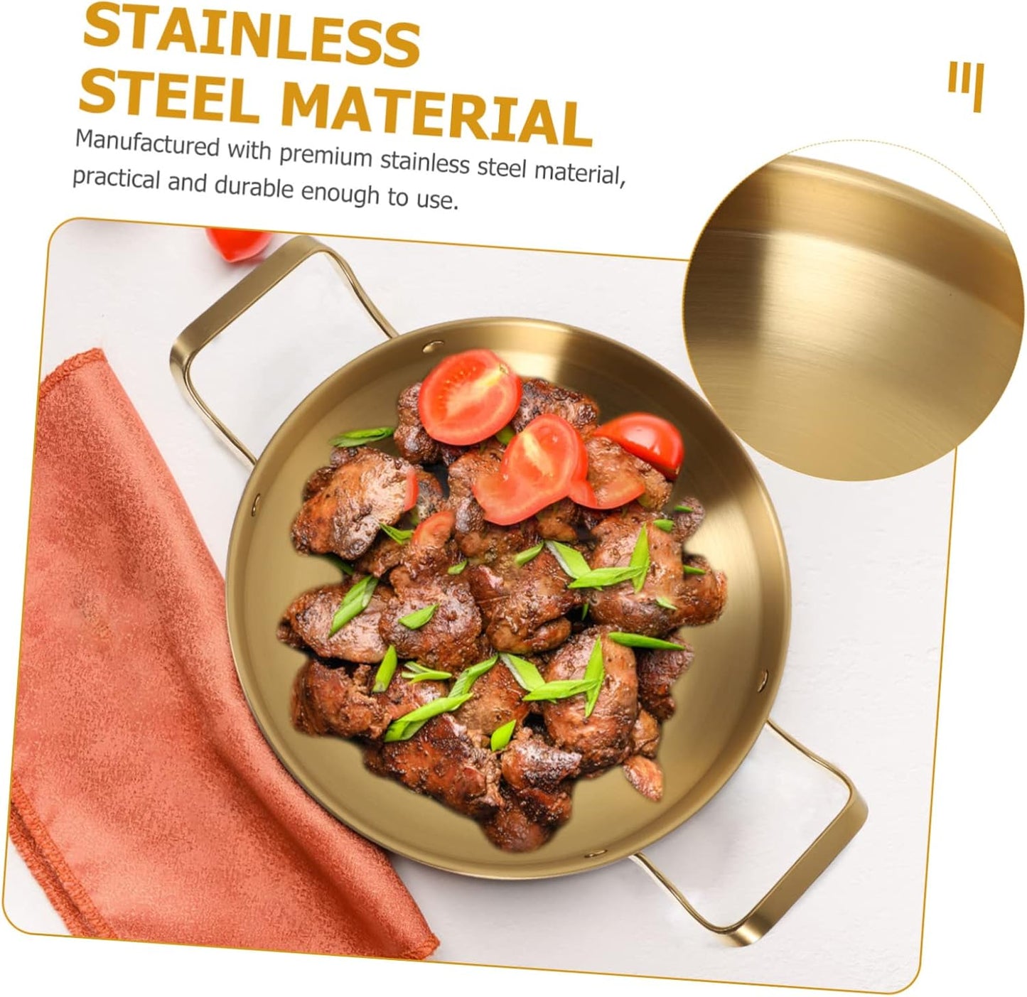 Korean Army Pot, Household Kitchenware, Cooking Utensil, Thickened Stainless Steel Pan, Cooking Tool