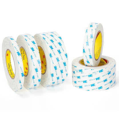 3M Double Sided Foam Tape 1'' x 16.5Ft 2 Pack, Heavy Duty PE Foam Tape Strips for Crafts Picture Hanging Poster Alarm Sensor Arts DIY Home Deco