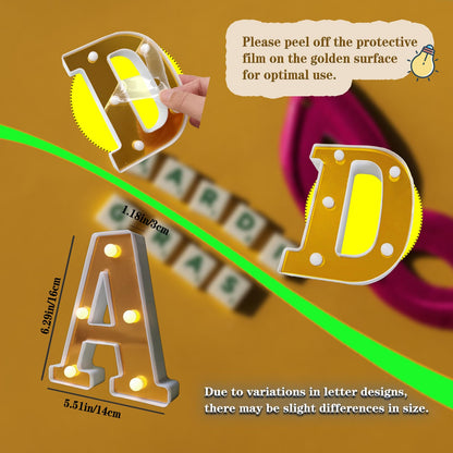 9Pcs Mardi Gras Light Up Letters, Mardi Gras LED Letters Lights, Battery Powered Marquee Light with Golden Mirror Surface for Mardi Gras Table Decorations Party - Mardi Gras Party Decor Table Centerpieces Wall Sign