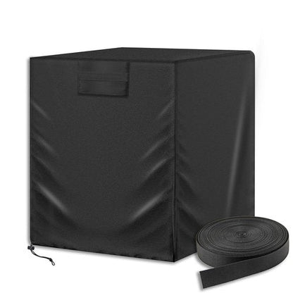 Air Conditioner Cover for Outside Units with Windproof Straps & Reinforced Buckles 420D Heavy Duty Square ac Covers Outdoor Protects HVAC Condenser From Winter Rain Snow Ice Dust Up to 36x36x39 inches