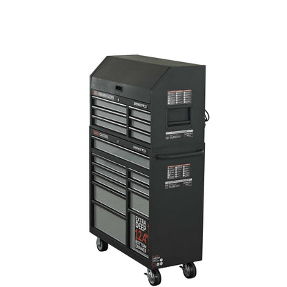 SHOPMAX 41″ 16-Drawer Tool Chest and Rolling Cabinet Combo, Black, (94106R2-10S7)
