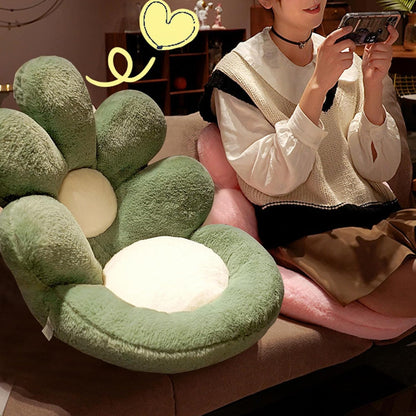 1Pcs 20*20in Flower Shape Seat Cushion - Non-Slip Cute Chair Pad with Plush Comfort Lazy Sofa Floor Pillow for Office
