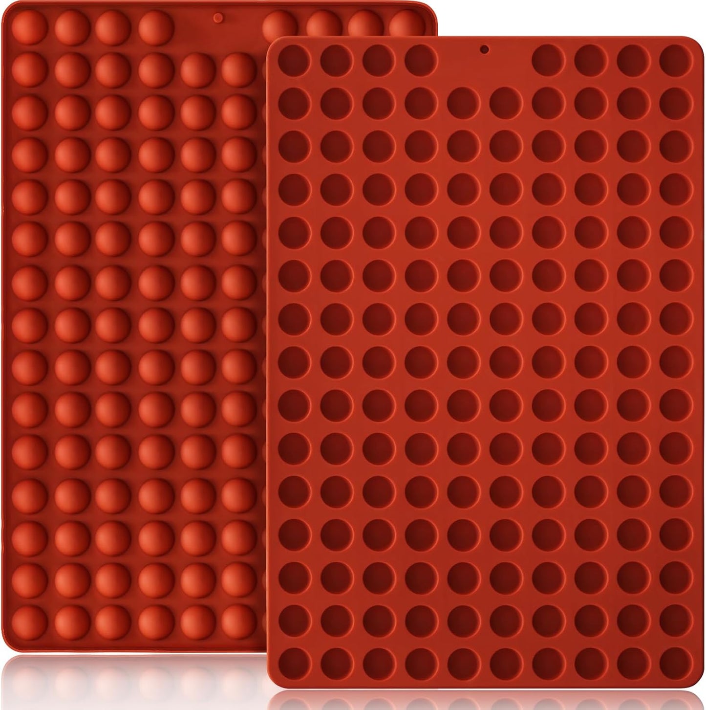 296 HKNMTT Mini Semi Sphere Shape Molds Silicone, Cavities Round Baking Moulds for Dog Treats Snack Candy Chocolate