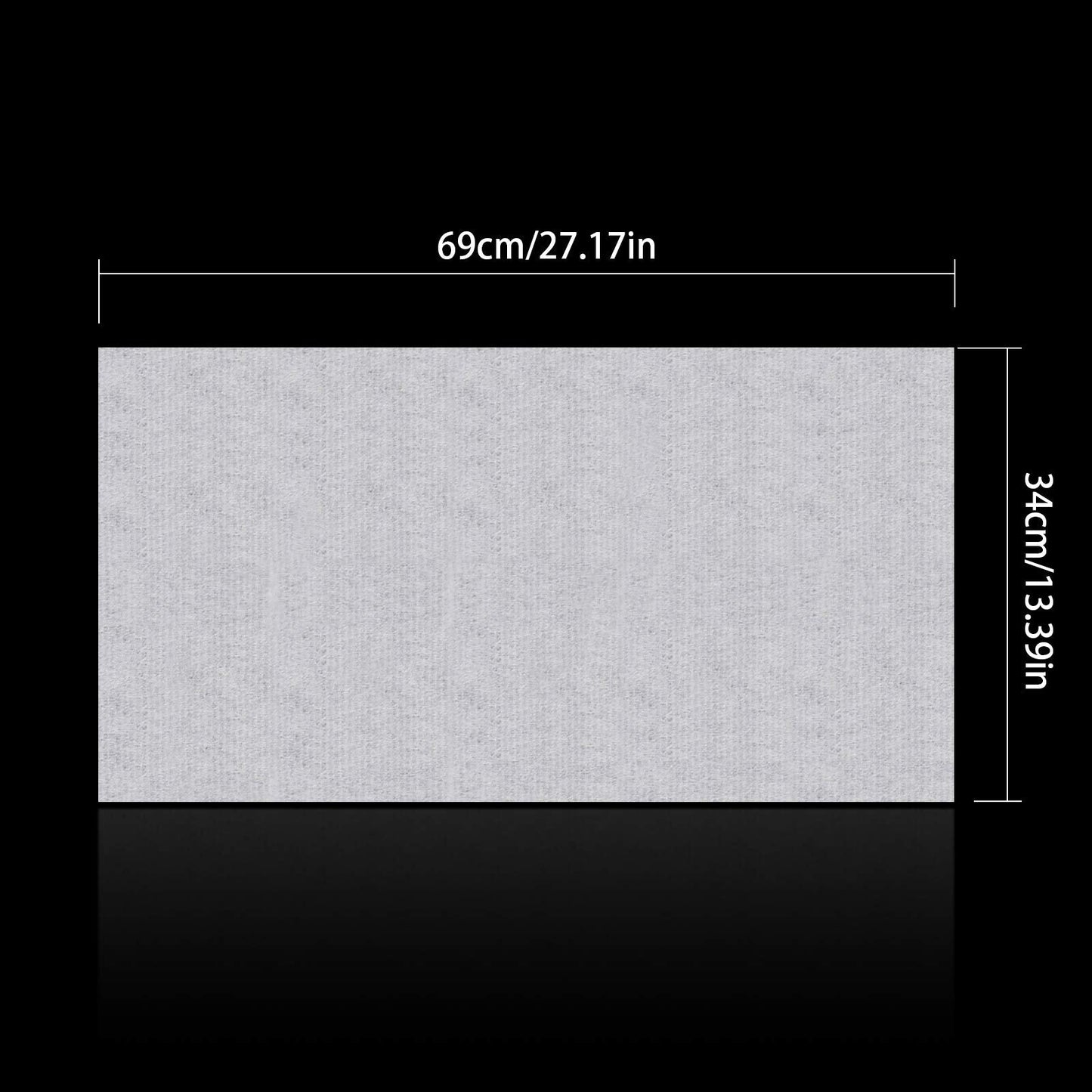 HOZEON 400 Sheets of Xuan Paper 27.2 x 13.4 Inch, Sumi Ink Drawing Rice Paper, Raw Sheng Xuan Without Grids for Chinese Japanese Calligraphy Character Writing