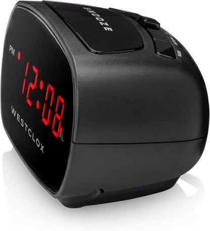 Westclox Simple Digital Alarm Clock with LED Display, Easy to Operate (Single Alarm)