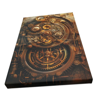 MA6GE8DE Canvas Hanging Picture Wall Art Steampunk Gear,Home Room Decor Garage Accessory,Living Room,Man Cave,Garage Decoration Prints Poster,Enchanting Steampunk Gear Art Paintings Canvas 12x18 inch